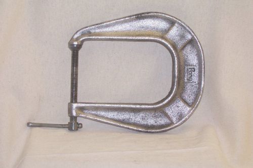 Used pony #245 deep throat c clamp 4-3/4&#034; depth 2-1/2&#034; opening made in usa bi083 for sale