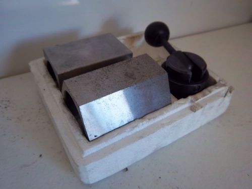 USED 5C COLLET BLOCK SET- SQUARE, HEX, RINGS, &amp; HOLDER