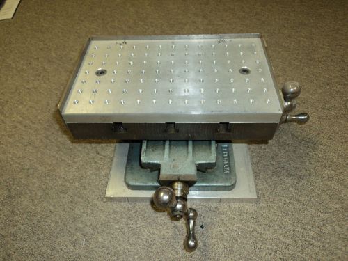 Machinist mill x y table milling mill machine drill press w/ tooling plate for sale