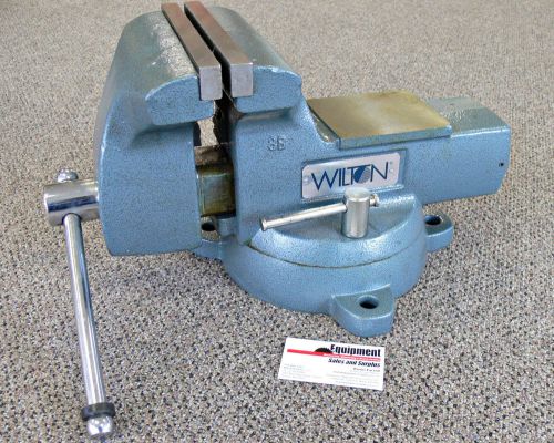 Wilton 8&#034; mechanics vise with swivel base ~ model 748a for sale
