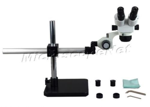 Omax 10x-80x boom stand zoom binocular stereo inspection microscope for sale