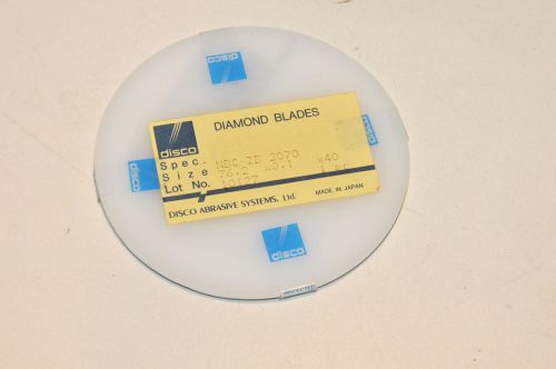 Disco Diamond Cut-Off Blade NBC-ZB 2070  76.2x0.1x40   NEW!!   $20