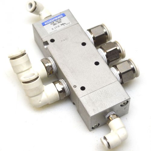 Koganei 380-4a2 5-port double air-piloted solenoid valve 0.17-0.7mpa for sale