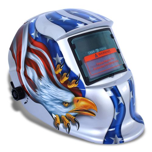 Auto darkening welding helmet welders mask+grinding solar powered arc tig mig kj for sale