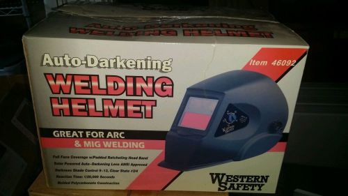shade auto darkening welding helmet western safety item 46092