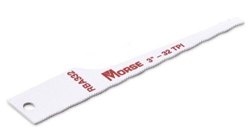 NEW MK Morse RBA332T05 Air Saw Reciprocating Blade, 32TPI, 3-Inch, 5-Pack