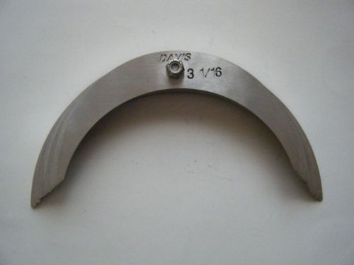 large radius gage set 16 sizes-3 1/16&#034; to 4&#034;