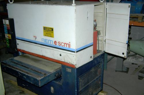 SCMI 44 inch 2 head widebelt sander AEM cl-110 12 inch drum