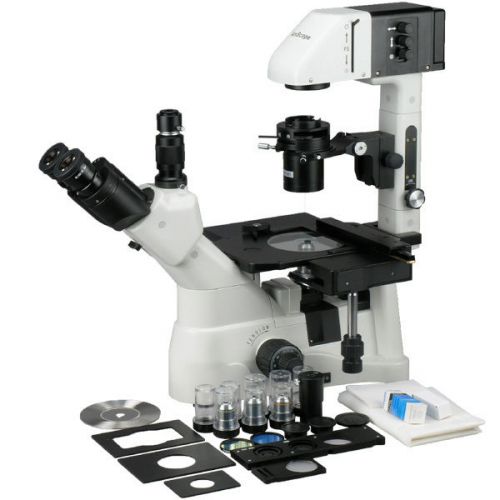 40x-600x kohler infinity plan phase contrast inverted microscope for sale