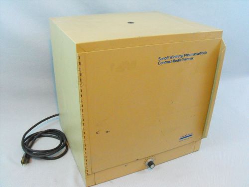 Winthrop Sanofi Contrast Media Warmer Heater Incubator w/ Thermostat