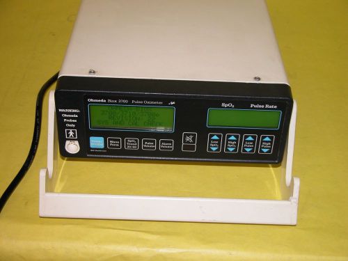 Ohmeda Biox 3700 Pulse Oximeter SpO2 Patient Monitor