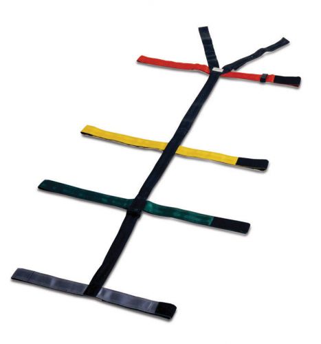 Brand new spineboard 10 point reflective color coded spider strap system for sale