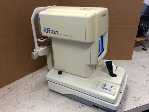 Topcon KR-7000 Auto Kerato-Refractometer, Auto-Ref-Keratometer. VERY NICE UNIT.
