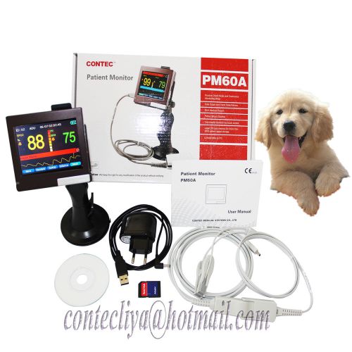 Ce veterinary use handheld patient monitor,touch screen monitor,spo2,pr+software for sale