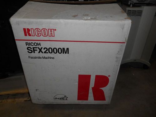 Ricoh Secure Fax Facsimile Machine SFX2000M PRINTER