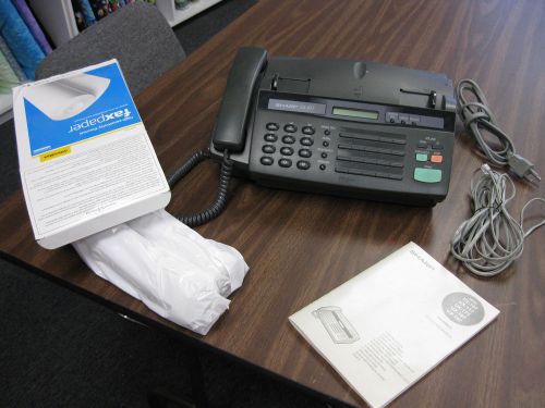 Sharp UX-107 fax  machine w/2 complete Rolls of Paper