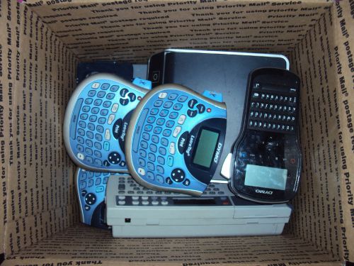 Dymo various label makers + other    *lot of 12*  mixed lot for sale
