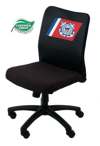 B6105-lc035 boss budget mesh office task chair w/the u.s coast guard logo cover for sale