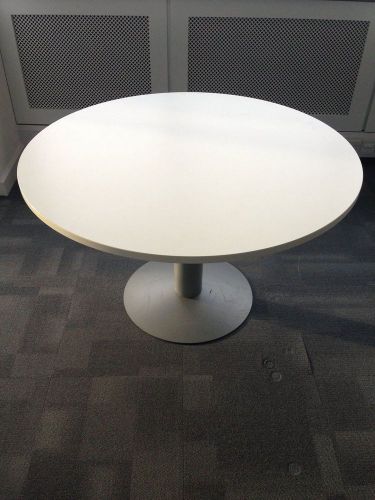 Modern Round Table/Desk (White/Grey) 3 Desks Available