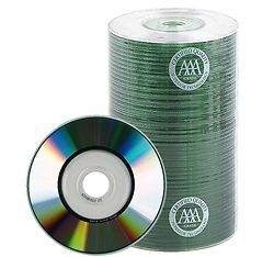 800 Spin-X 24x MINI CD-R Blank Media 22Min 193MB Shiny Silver