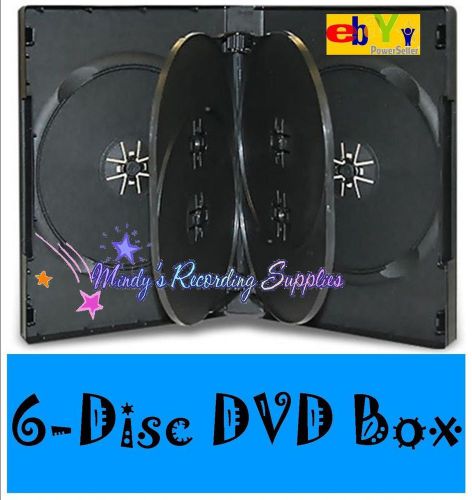 6 DVD Case Movie Box 27 mm 1&#034; thick Quality NEW PURCHASED AS SINGLES