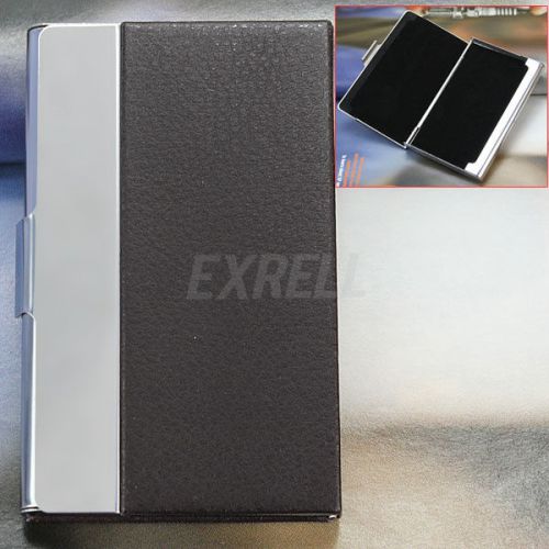 Office Accessories Business Name Credit Card Holder Case Box Keeper Gift New