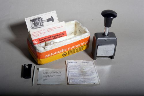 Vintage Emm Automatic Numerator -numbering machine