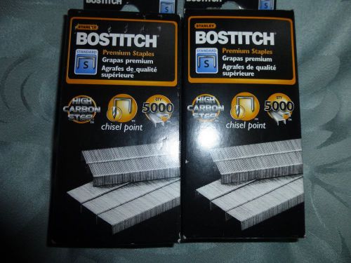 Bostitch staples, 2 packages of 5000 staples, Brand New