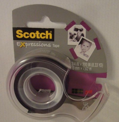 3M Scotch Expressions Tape, Pick your Color:  Green, Pink or Purple
