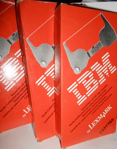 Lot of 3 IBM Lexmark 1337765 Lift-Off CorrectionTape Cassettes