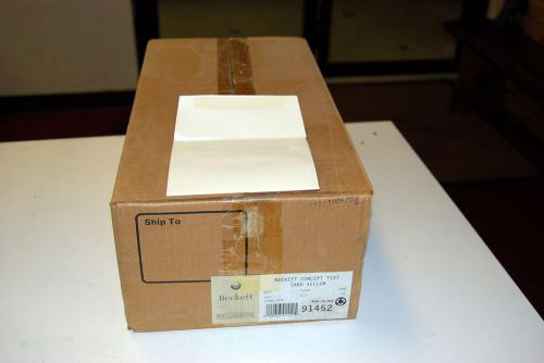 Full Carton 1000 A-2  Envelopes / Williamhouse Beckett Sand Color 70# Stock