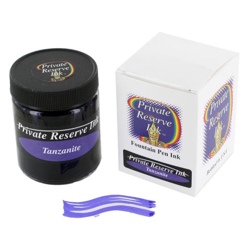 Private Reserve Ink Fountain Pen Bottled Ink, 50ml, Tanzanite Fast Dry