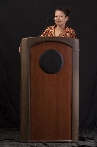 the real polyethelean lectern  podium for Portable indoor -outdoor