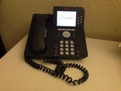 Avaya 9630 VoIP Phone w/ Handset, Cord, Base Stand