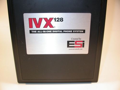ESI Digital All in One Phone System IVX 128 IVX 684 with 9 DKT-TAPI phones