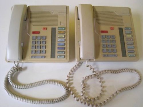 Lot of 2 Northern Telecom Meridian Business Set Telephone NT4X40 M5008 Used