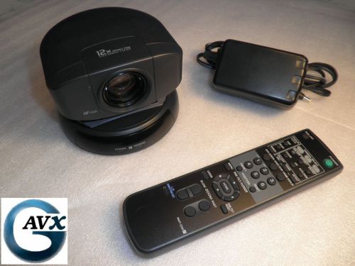 Sony EVI-D30 PTZ (Pan-Tilt-Zoom) Camera, 1m Wrnty,  RMT-D30 Remote, Power Supply