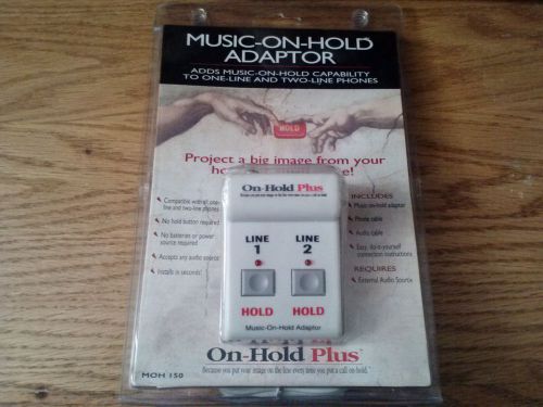 Music on Hold Telephone Adapter MOH 150 1 and 2 lines