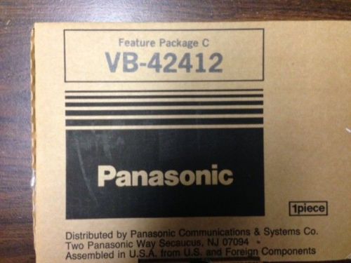 Panasonic VB-42412, Feature Package C, Free shipping