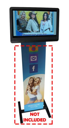 Photo booth for business, selfiekiosk social media photo kiosk for sale