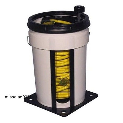 Electric cord reel pail storage fiber optic cable air hose organizer winder for sale