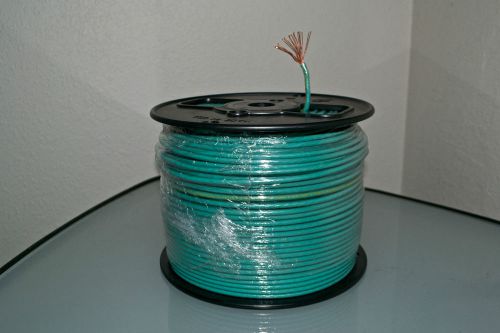 GREEN WIRE THHN STRANDED #12 500&#039; ROLL