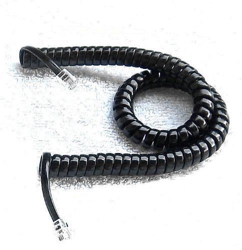 Handset Cord 9 Ft Black New in a Factory Sealed Bag High Quality Guaranteed