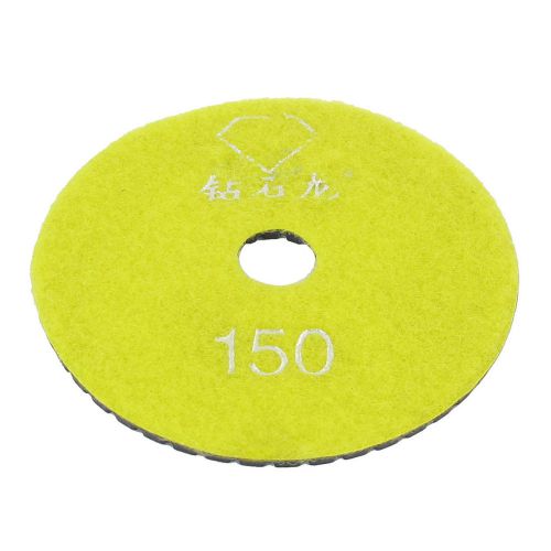 3.9&#034; Diameter Grit 150 Tile Stone Wet Polisher Grinder Diamond Polishing Pad