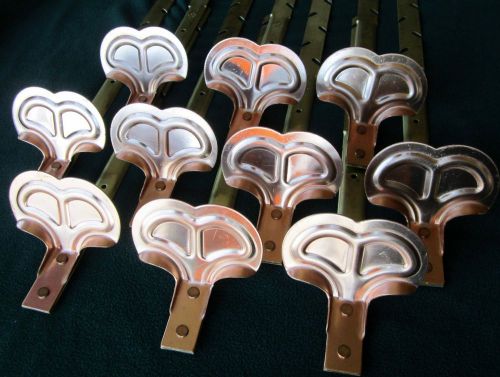 Copper Snow Guards - Lot of 10 Berger Brothers SGC 100 Copper Roof Guards