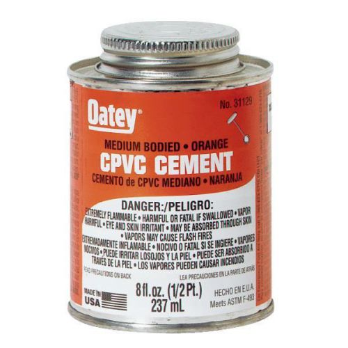 Oatey 31129 cpvc cement-1/2pint cpvc cement for sale