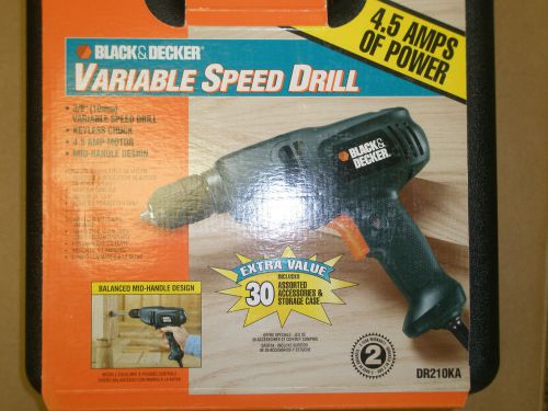 BLACK AND DECKER 4.5 AMP VARIABLE SPEED DRILL - 3 PCS