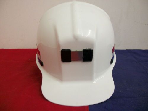 MSA Comfo Cap Coal Miner Hard Hat White Helmet ANSI/ISEA Z89.1