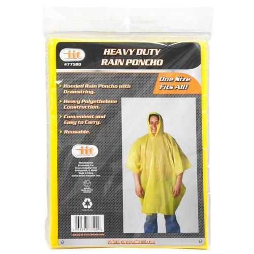 Heavy Duty Rain Poncho jacket coat coats raincoats gear emergency construction