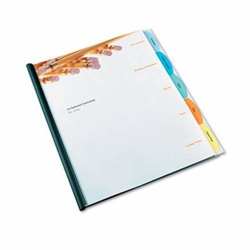 Gbc View-Tab Report Cover, Binding Bar, Letter, Holds 40 Pages, Clear (GBC55766)